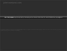 Tablet Screenshot of joint-ventures.com