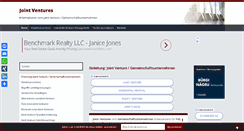 Desktop Screenshot of joint-ventures.ch